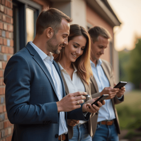 Property inspection app displaying customizable checklist on smartphone”